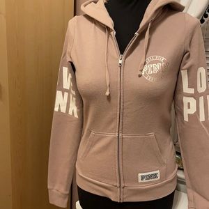 PINK zip up hoodie